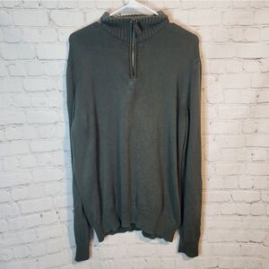 Men's Eddie Bauer zip-up turtleneck sweater, size LT